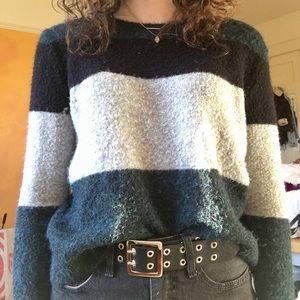 Super cozy big stripe sweater from American Eagle
